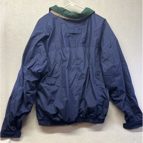 Van Heusen Jacket Adult Men's Large Blue 90s Y2K Golf Full Zip Windbreaker - Picture 4 of 4